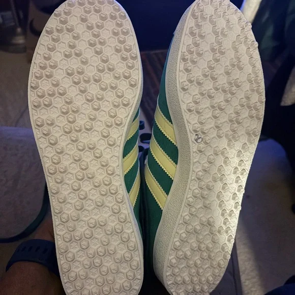 adidas Gazelle Green and Yellow Sneakers - Picture 3 of 3